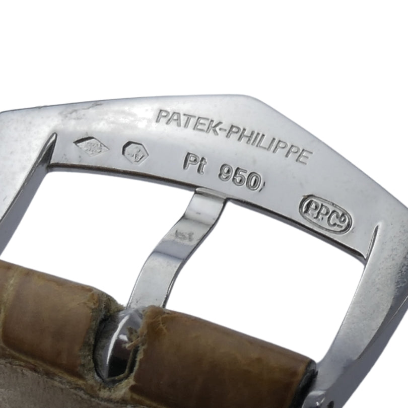 Patek Philippe 5101P 10-Day Tourbillon Platinum Watch Original Strap