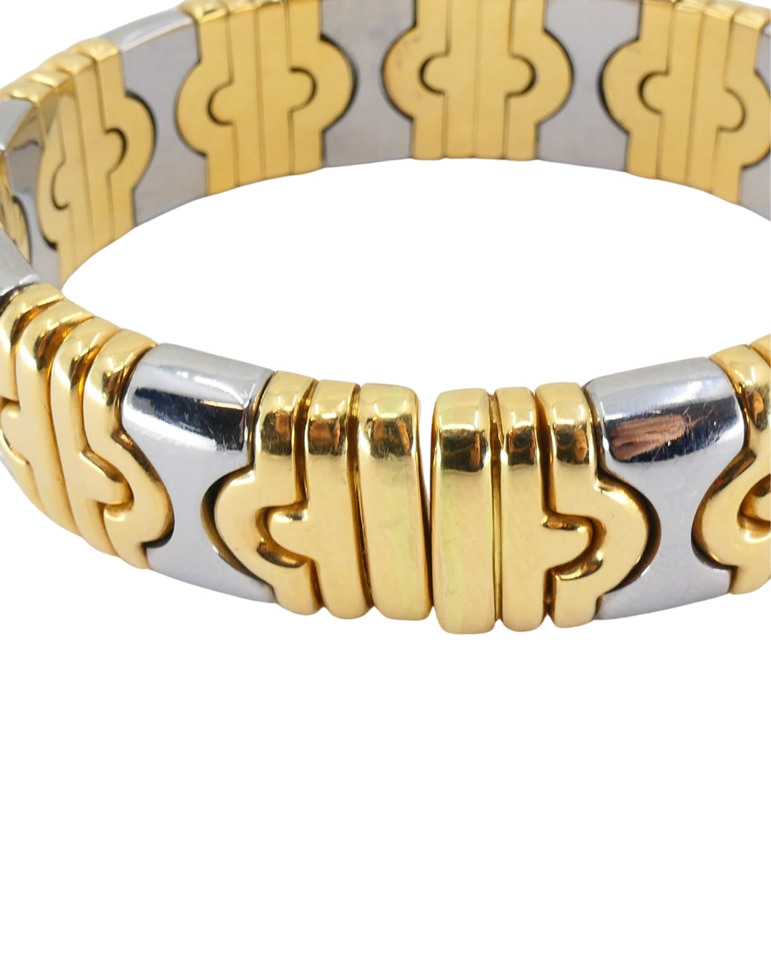 Bvlgari Bulgari Parentesi Bracelet Gold & Stainless Steel