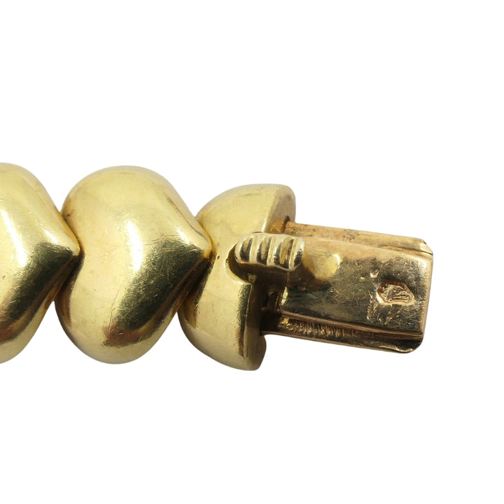 André Vassort 18k Gold Necklace Emerald Heart Pendant GIA