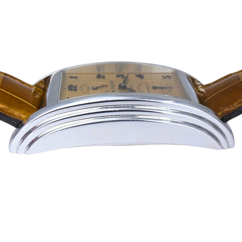 Patek Philippe 5101P 10-Day Tourbillon Platinum Watch Original Strap