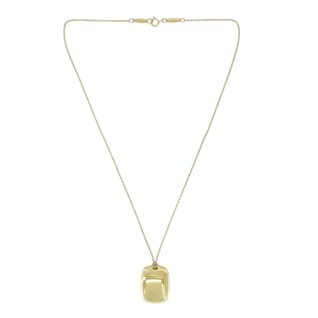 Tiffany & Co. Elsa Peretti 18k Gold Spain Polished Pendant Necklace