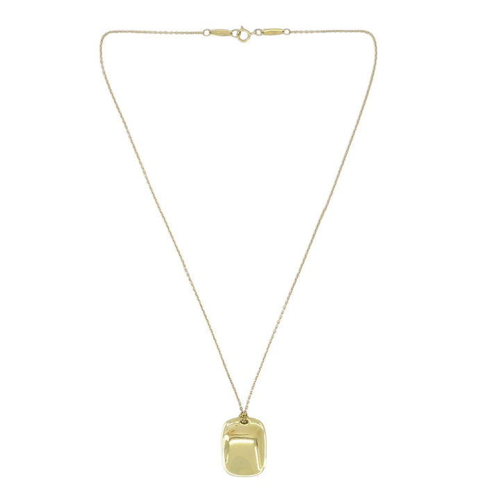 Tiffany & Co. Elsa Peretti 18k Gold Spain Polished Pendant Necklace