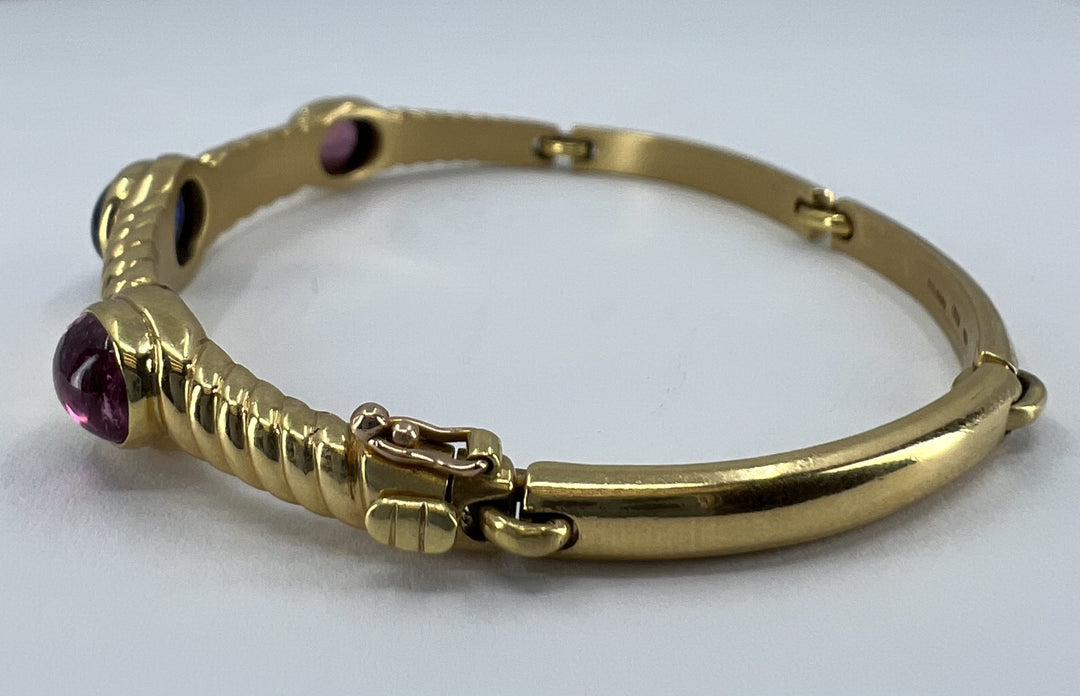 Bulgari Gemstone Gold Vintage Bracelet