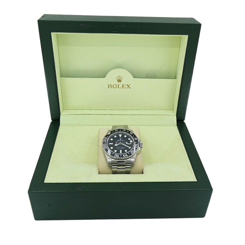 Rolex Stainless Steel GMT‑Master II 40mm Men’s Automatic Wristwatch