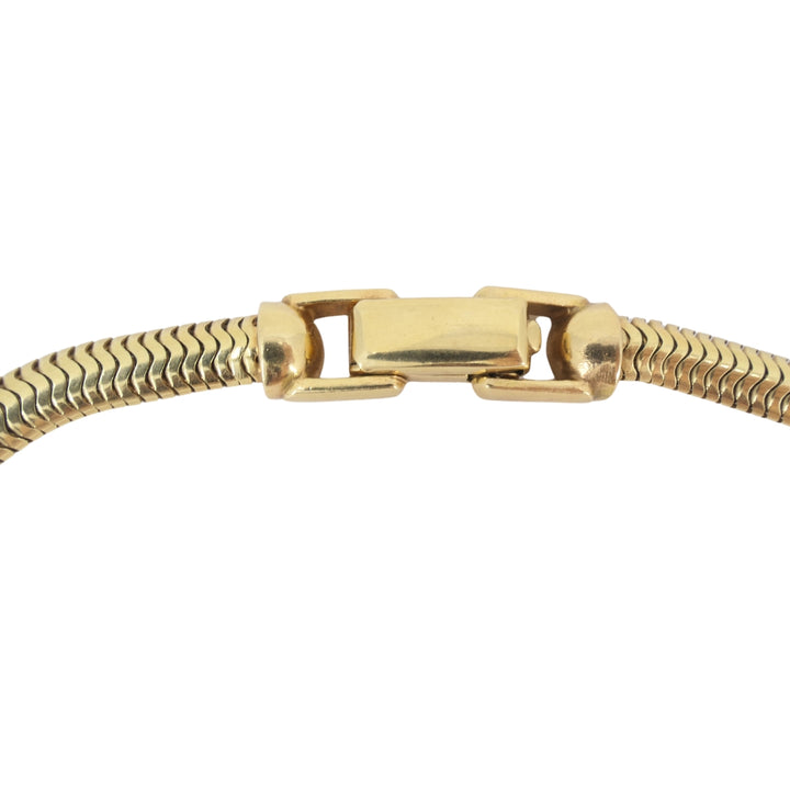 Vintage 14k Gold Snake Chain Necklace