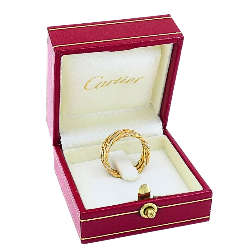Cartier Les Must de Cartier 18k Gold Trinity Braided Ring