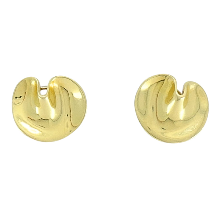 Angela Cummings Tiffany & Co. 18k Gold Lily Pad Earrings