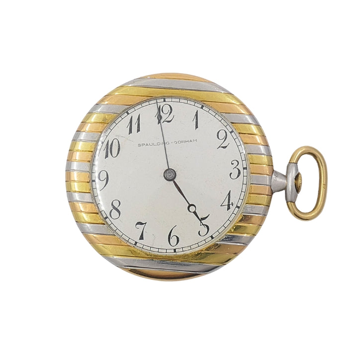 Vintage Spaulding & Gorham 18k Gold Pocket Watch