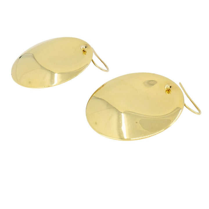 Tiffany & Co. Elsa Peretti 18k Gold Large Round Disc Earrings