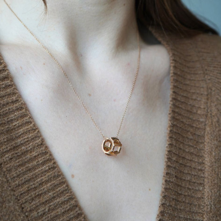 Tiffany & Co. 18k Rose Gold Atlas Pendant Necklace