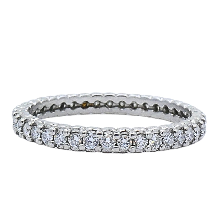 Morelli Platinum Pinpoint Diamond Eternity Ring