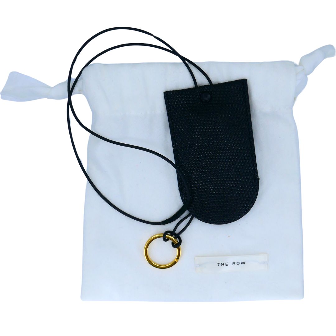 The Row Billy Key Ring Leather Gold-tone