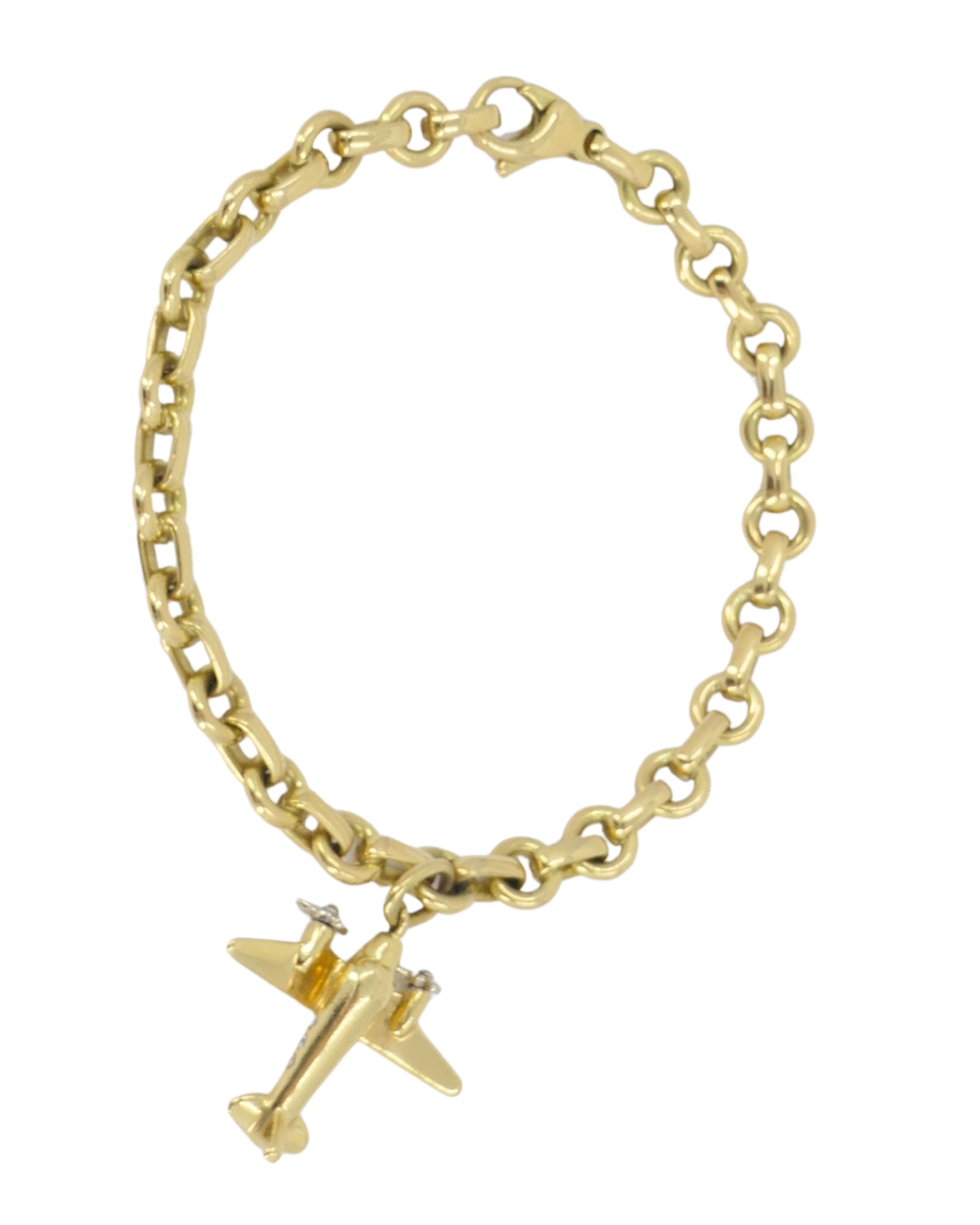 Tiffany & Co. Charm Bracelet 18k Gold Mechanical Charm – Nadine