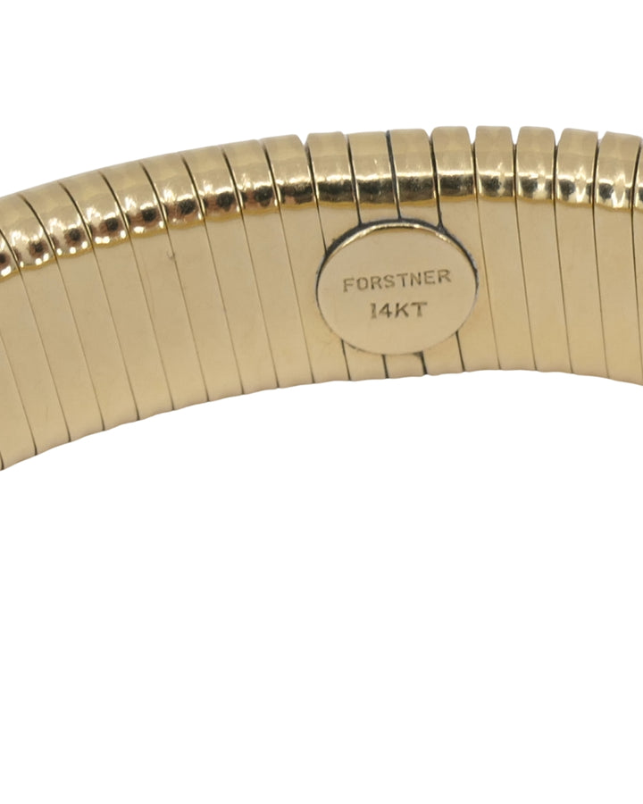 Forstner 14k Gold Bracelet Tubogas Style