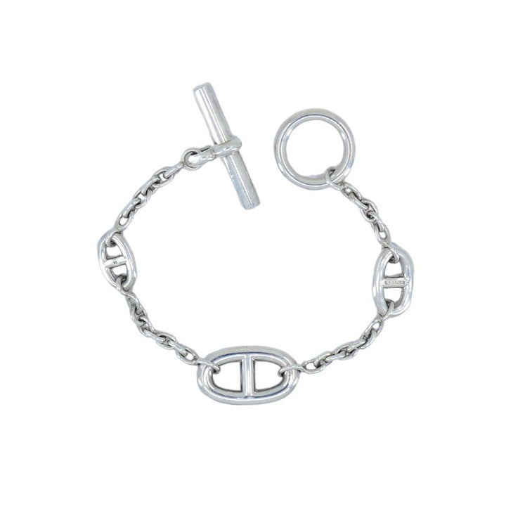Hermes Sterling Silver Farandole Bracelet