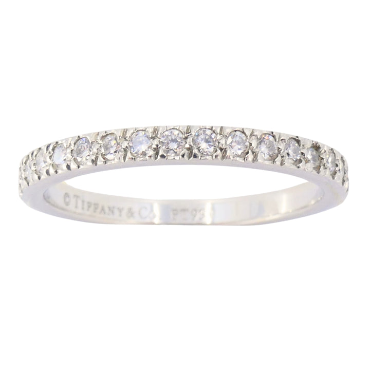 Vintage Tiffany & Co. Diamond Band Platinum Size 5.5 (51)