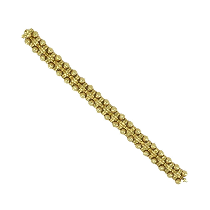 Vintage Boucheron 18k Gold Bead Bracelet