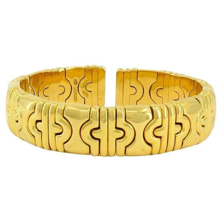 Bvlgari 18k Bulgari Cuff Parentesi Bracelet