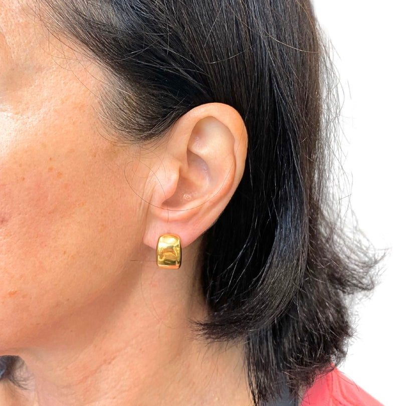 Cartier Nouvelle Vague 18k Yellow Gold Earrings