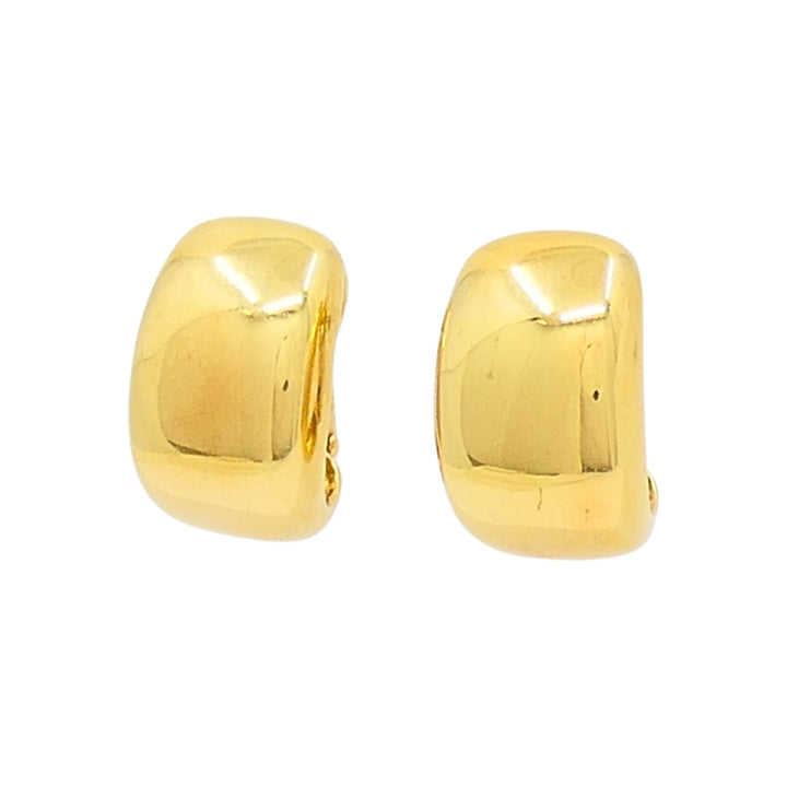 Cartier Nouvelle Vague 18k Yellow Gold Earrings