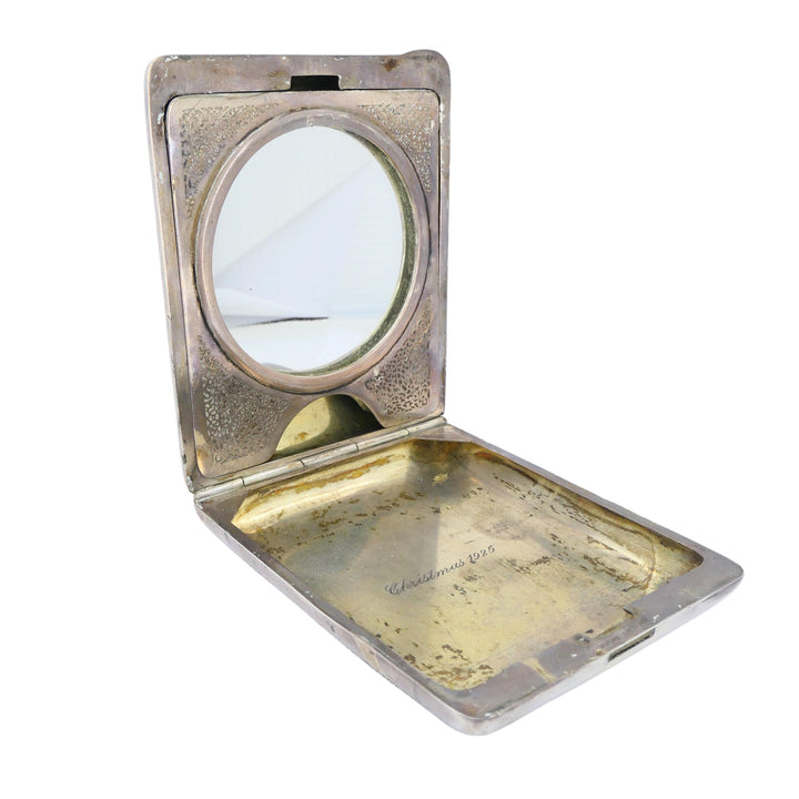 Vintage 1925 Tiffany & Co. Sterling Silver Mirror Compact