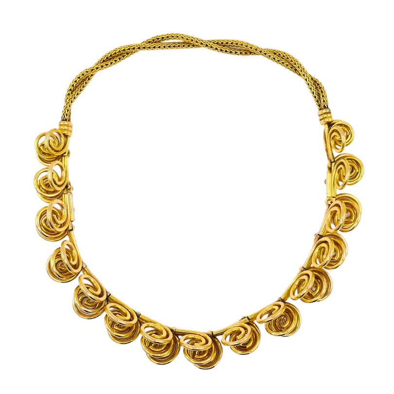 Mellerio dits Meller Gold Diamond Necklace Bracelet