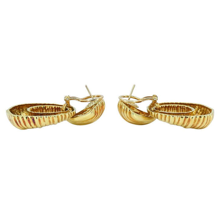 Van Cleef & Arpels 18k Gold Door Knocker Earrings