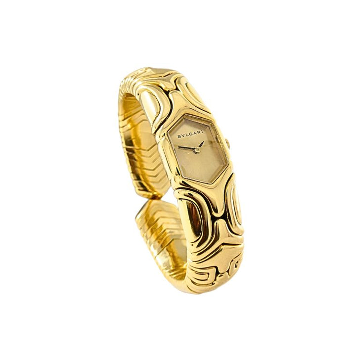 Bulgari Alveare Gold Watch Gold Dial