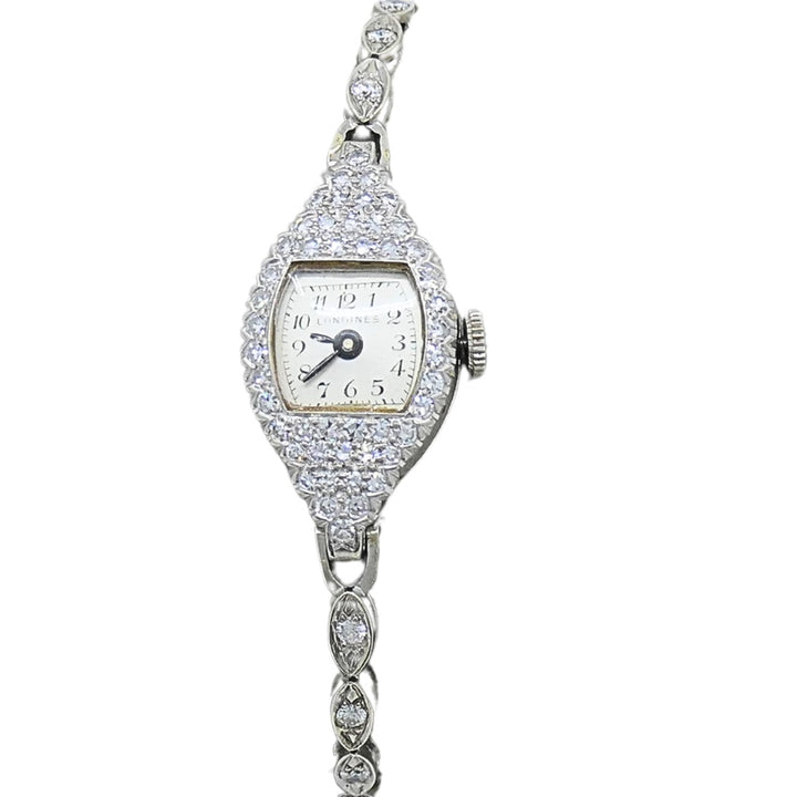 Longines Watch Art Deco Platinum Ladies Watch