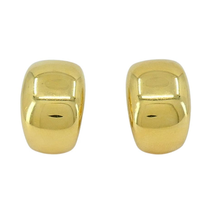 Vintage Cartier 18k Gold Nouvelle Vague Earrings