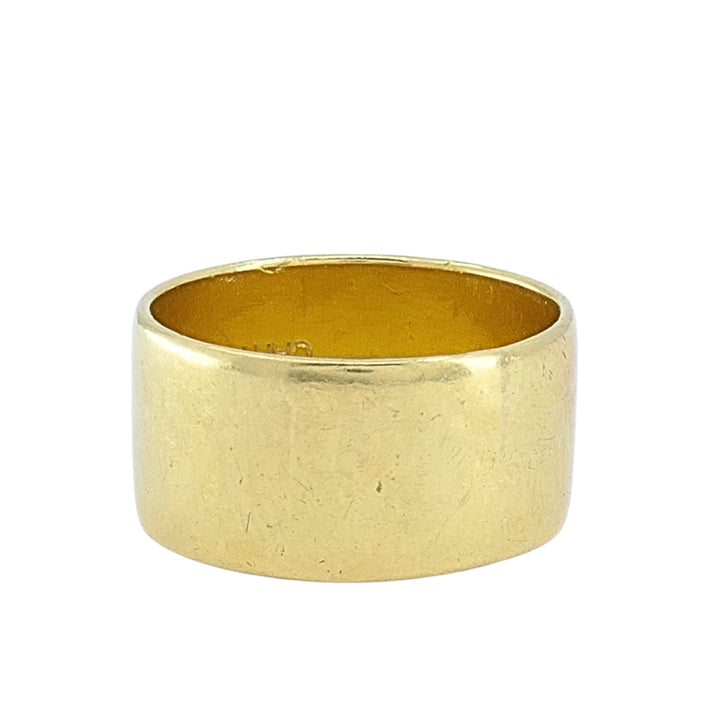 Vintage Cartier Cigar Band 18k Gold Ring