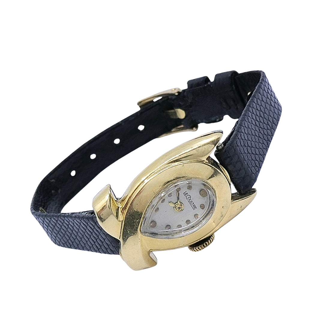 Vintage LeCoultre 14k Gold Ladies Teardrop Cocktail Watch