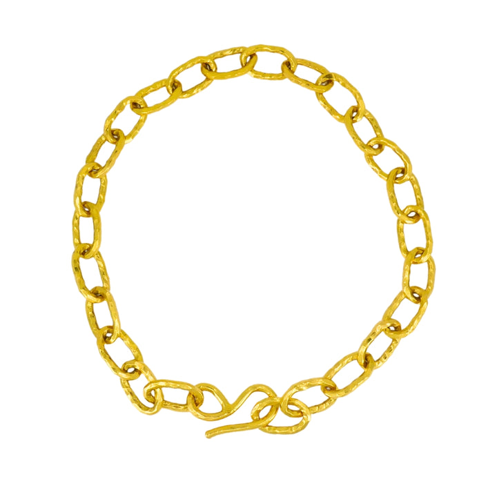 Jean Mahie Vintage 22k Gold Heavy Chain Necklace