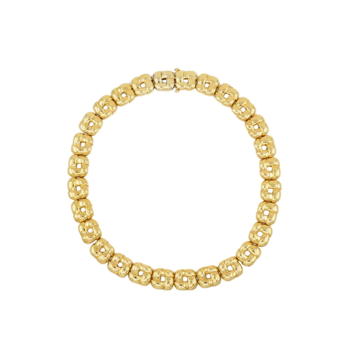 Vintage Chaumet Collar Necklace 18k Gold Link Necklace