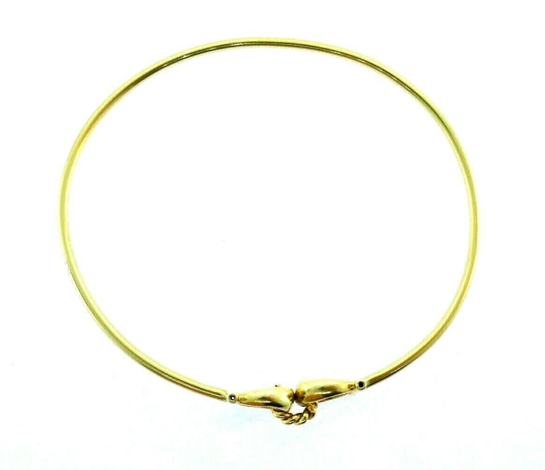 Cartier Vintage 18k Yellow Gold Equestrian Wire Bracelet