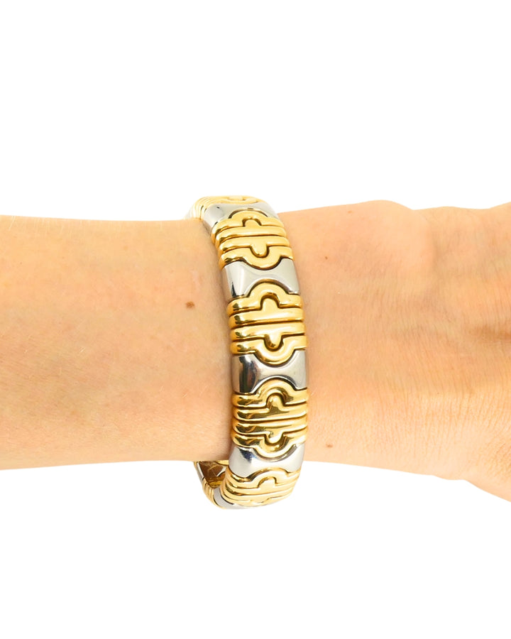 Bvlgari Bulgari Parentesi Bracelet Gold & Stainless Steel