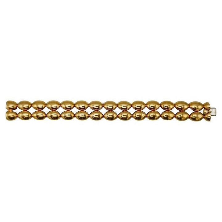 Chaumet Vintage Yellow Gold Scallop Bracelet