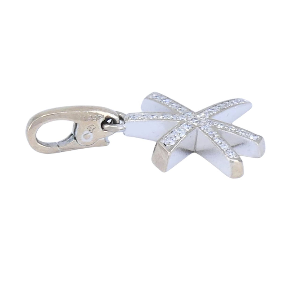 Cartier 18K White Gold Diamond Firework Charm Pendant