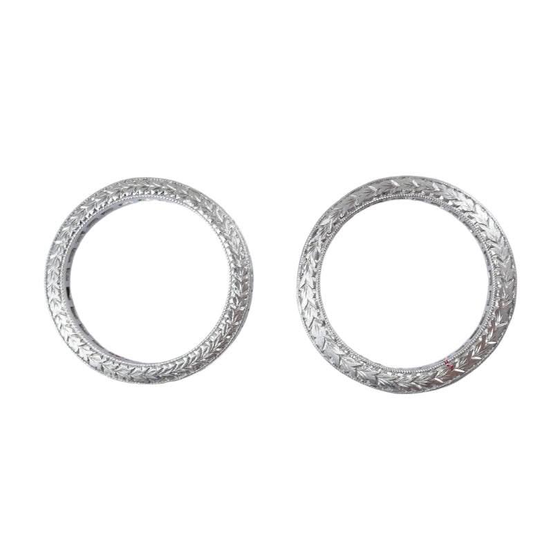Michael Beaudry Princess Cut Diamond Eternity Band Platinum Size 6 Wedding Ring