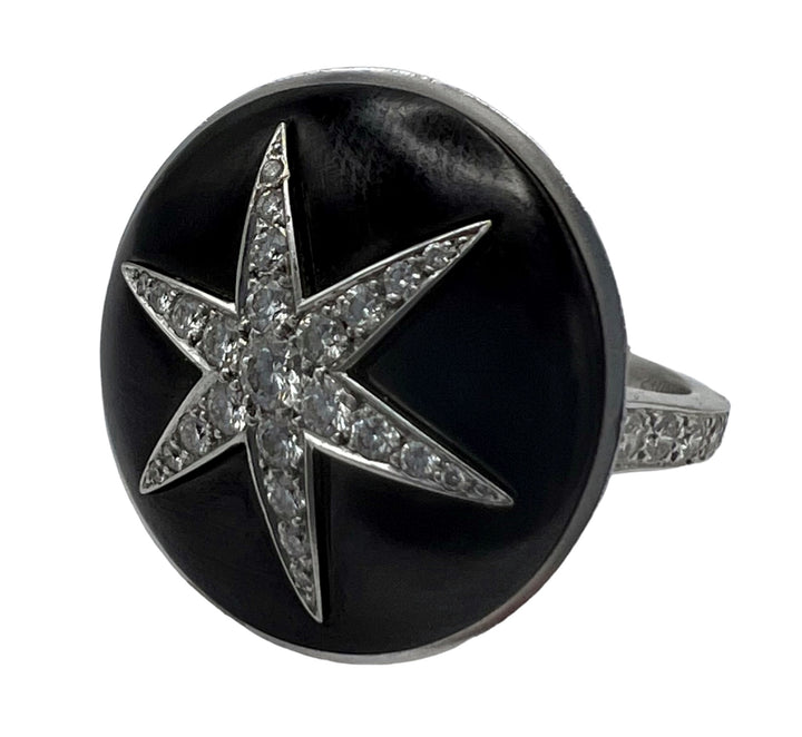 Boucheron Star Onyx Diamond Ring