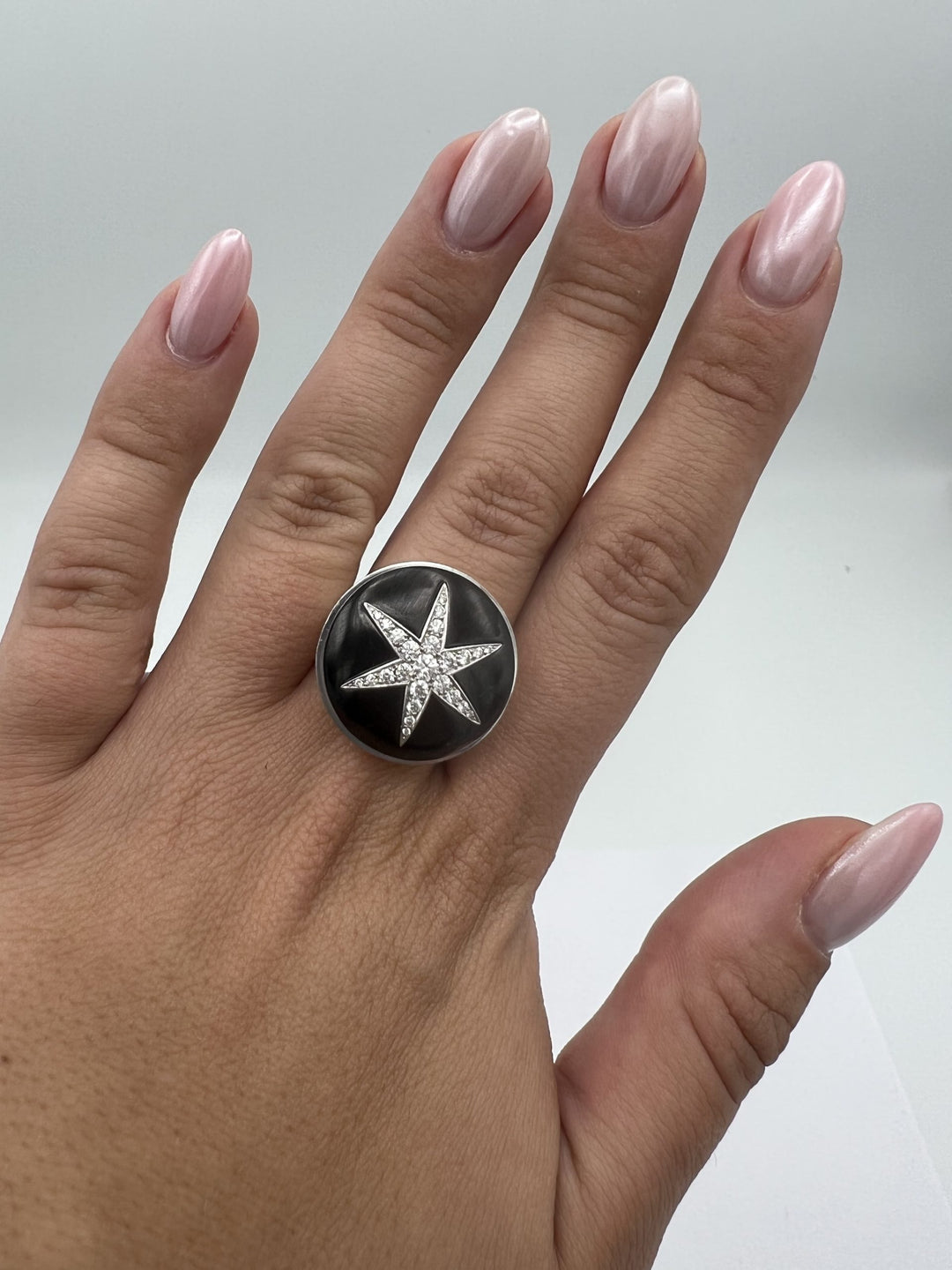 Boucheron Star Onyx Diamond Ring