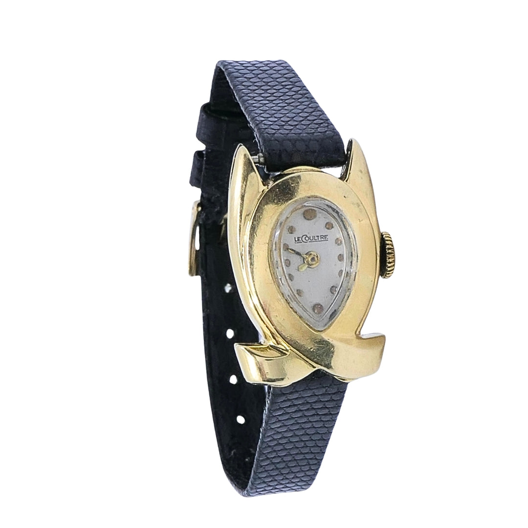 Vintage LeCoultre 14k Gold Ladies Teardrop Cocktail Watch