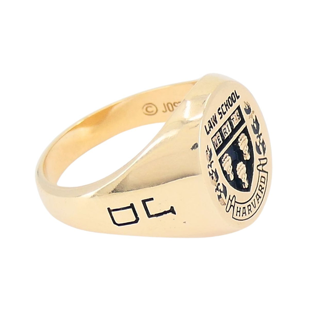Harvard Law 14k Gold Signet Ring
