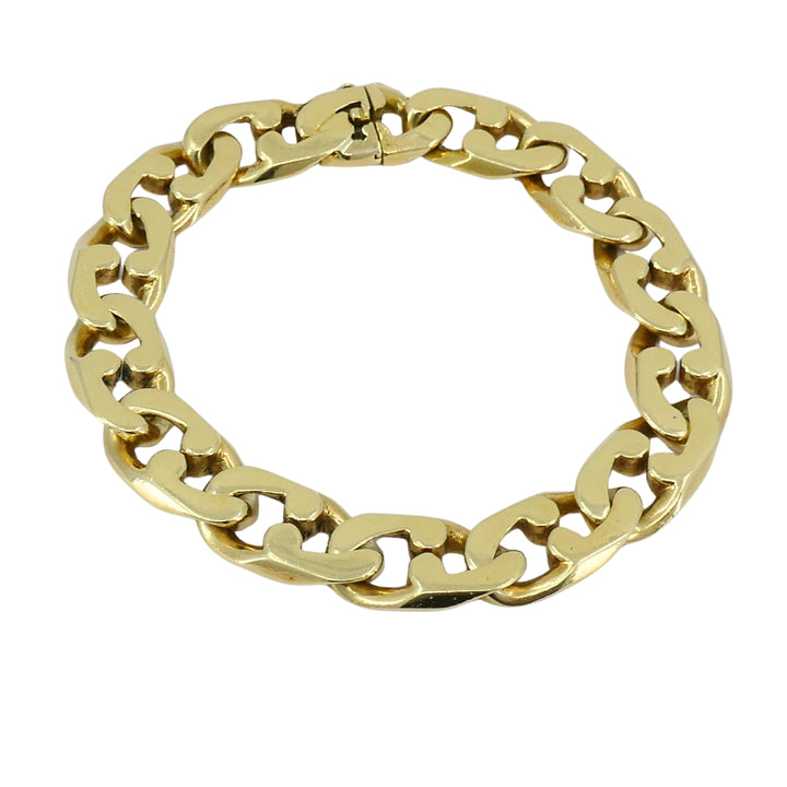 Vintage Tiffany & Co. 18k Gold Chain Bracelet Flat Link