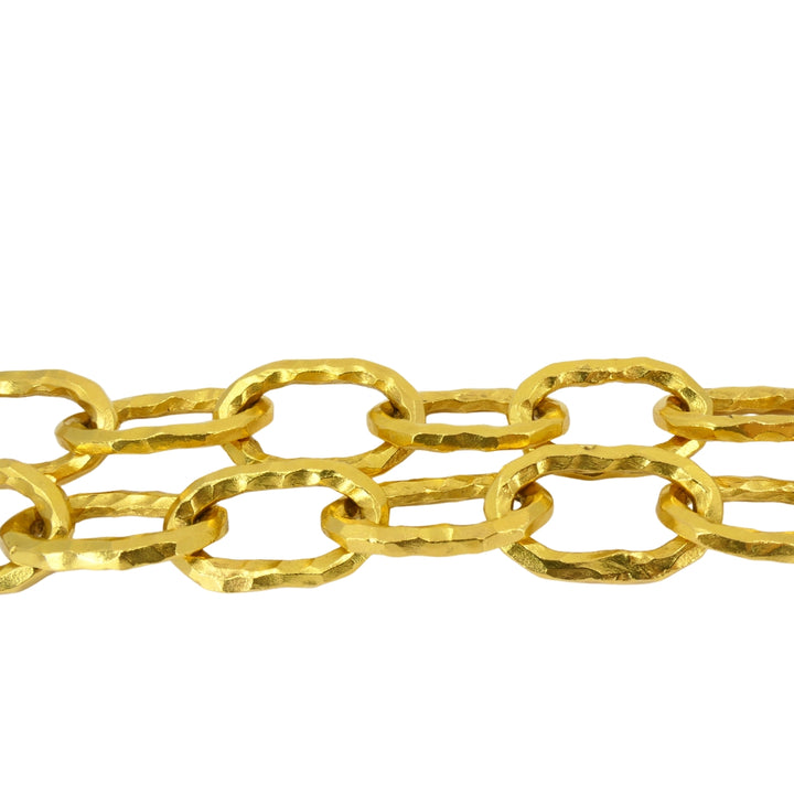 Jean Mahie Vintage 22k Gold Heavy Chain Necklace