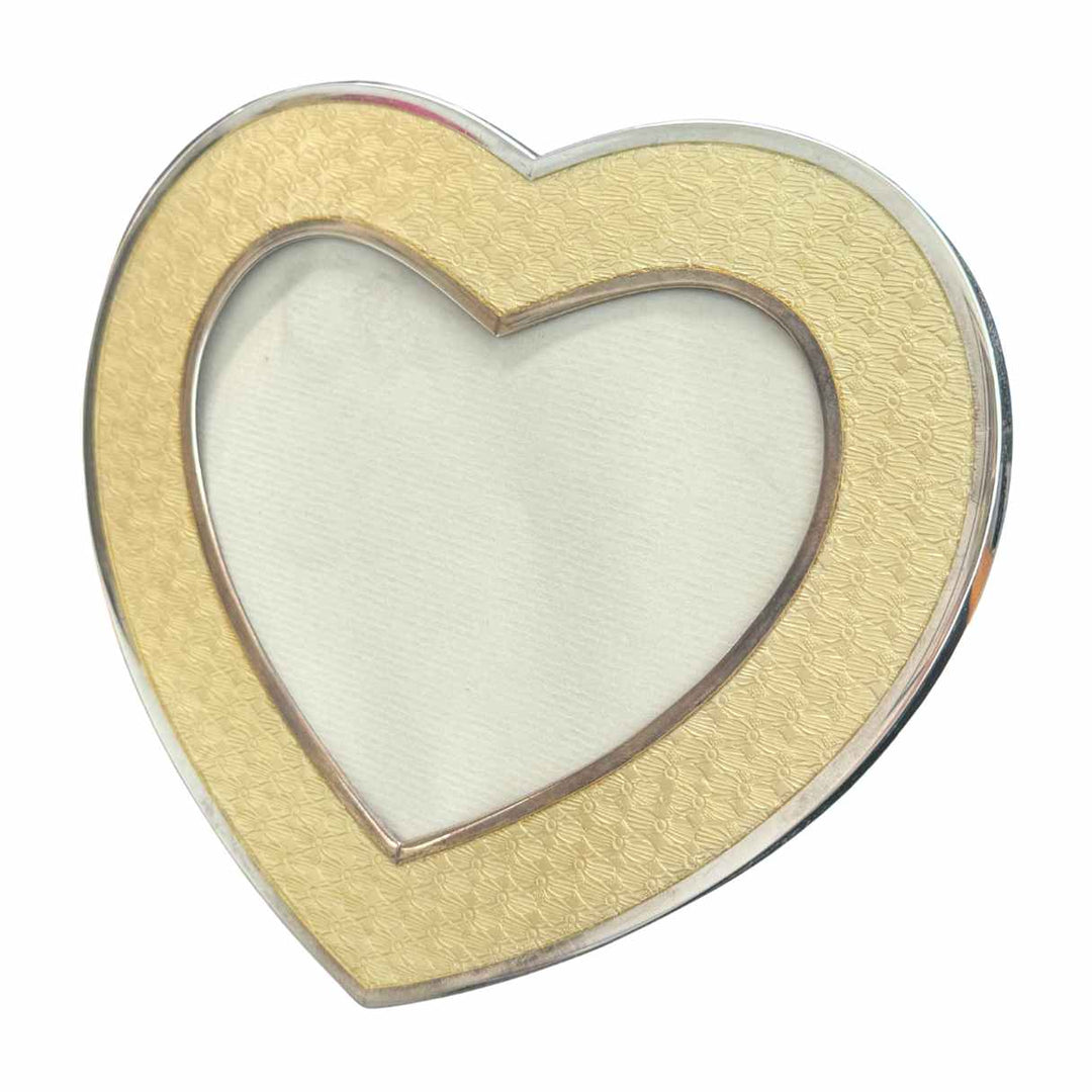 Dior Sterling Silver Enamel Italian Heart Frame