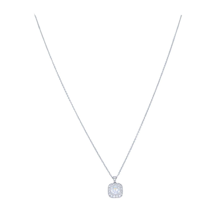 Tiffany & Co. Legacy Platinum Diamond Pendant Necklace