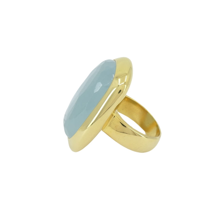 Pomellato 18k Gold Aquamarine Ring