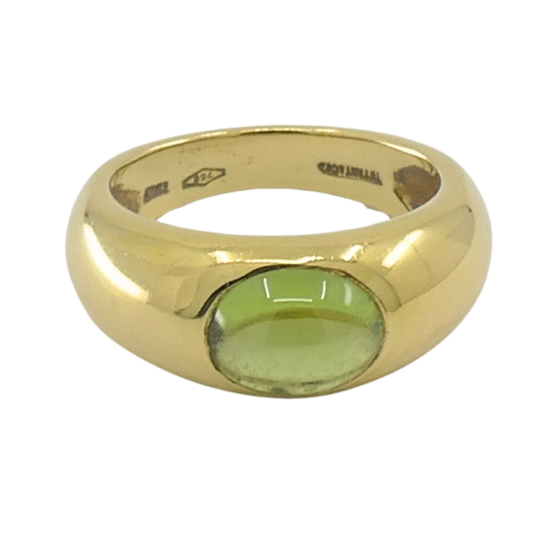 Tiffany & Co. Ring Peridot 18k Gold Band Ring
