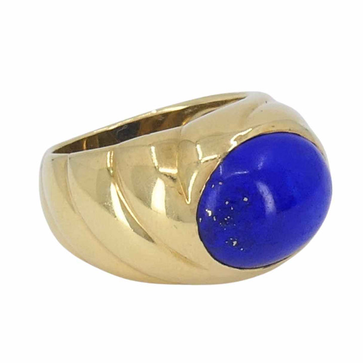 Vintage Van Cleef & Arpels 18k Gold Lapis Lazuli Ring